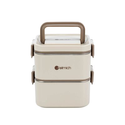 Hộp Cơm Giữ Nhiệt 3 Ngăn Inox 304 Elmich RL3129 (1500ml)