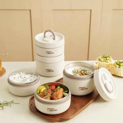 Hộp cơm giữ nhiệt 3 tầng cao cấp Lunch Box