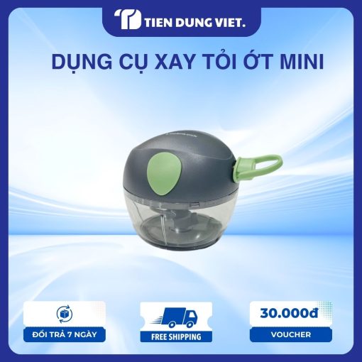 Dụng cụ xay tỏi ớt rau củ bằng tay