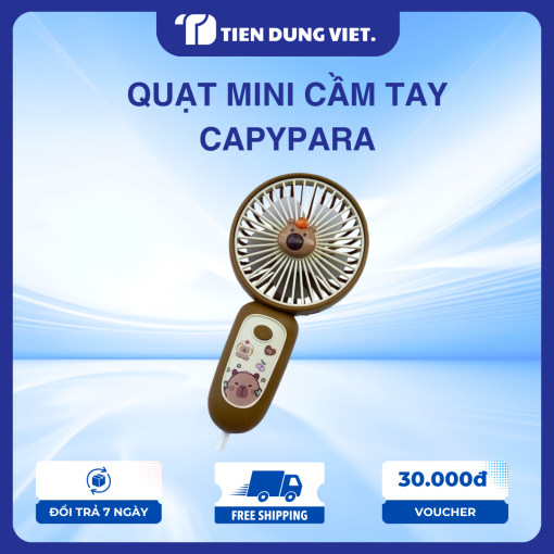 Quạt Mini Cầm Tay Capypara