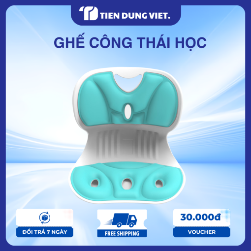Ghế Ngồi Học Chống Gù Lưng Chống Cong Vẹo Cột Sống – Công Thái Học