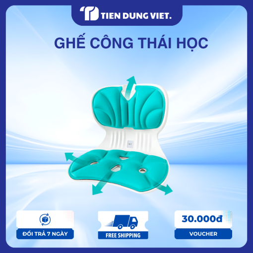Ghế Ngồi Học Chống Gù Lưng Chống Cong Vẹo Cột Sống – Công Thái Học