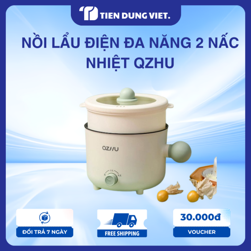 Nồi Lẩu Điện Đa Năng 2 Nấc Nhiệt QZHU