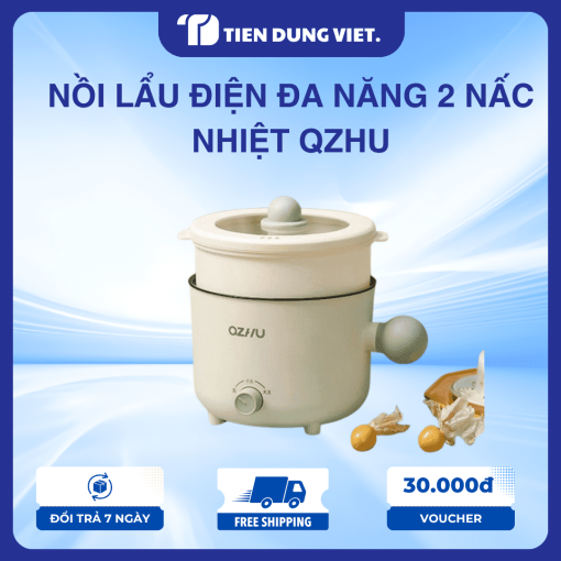 Nồi Lẩu Điện Đa Năng 2 Nấc Nhiệt QZHU