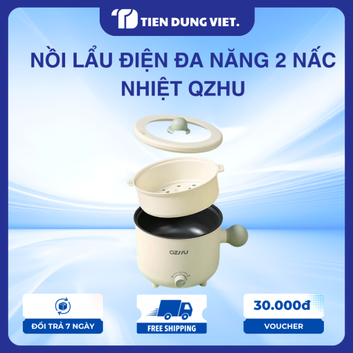 Nồi Lẩu Điện Đa Năng 2 Nấc Nhiệt QZHU