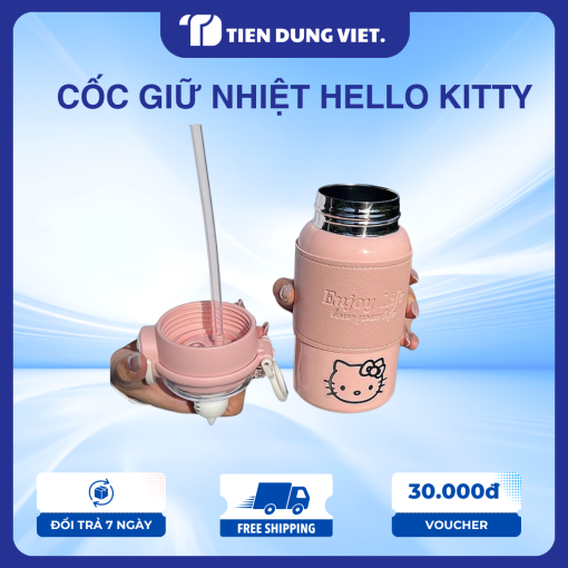 Cốc Giữ Nhiệt Hello Kitty