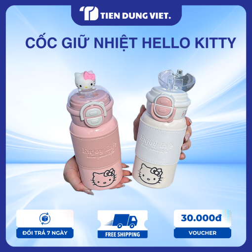 Cốc Giữ Nhiệt Hello Kitty