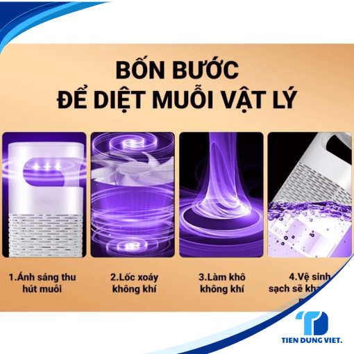 Đèn bắt muỗi thông minh
