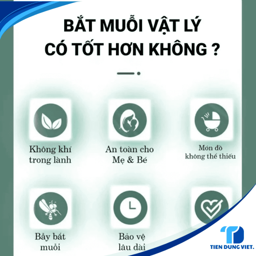 Đèn bắt muỗi thông minh